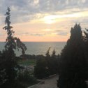 Фотография "Алушта, Крым. Лагерь "Сатера" на закате. Еще тепло, вчера купался."