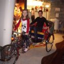 Фотография "На каникулах доча подрабатывала рикшей"