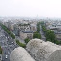 Фотография "Париж. Вид с Триумфальной Арки"