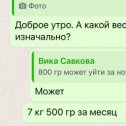 Фотография "За 25 дней - минус 7,500 в весе "