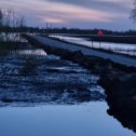 Фотография "Дорога в соседнее Пономарёво. Вода, вода, кругом вода..."