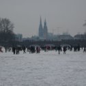 Фотография "Гамбург, с замёршего Алстера"