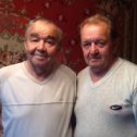 Фотография "Орел,август 2013,папа и его брат  Владимир Гончаров"