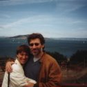 Фотография "Таня и Саша на фоне залива Сан-Франциско  (2004)"