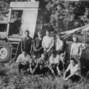 Фотография "Бригада механізаторів у полі. Фото до 1994р. З колекції Кизима В.О."