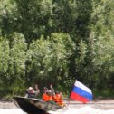 Фотография "Наш  женский экипаж на параде моторных лодок 24.06.2023г"