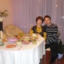 Фотография "Моя старшая дочь с мужем. Новый год 2010"