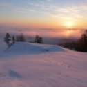 Фотография "Красивые восходы на Авальмане радовали всю зиму"