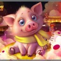Фотография "Смотри, что Желтая свинья предсказала мне в 2019 году: Вам очень повезёт в любви в этом году! В игре есть более миллиона печенек с предсказанием. Выбери своё! http://www.odnoklassniki.ru/game/207316992"