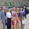 Фотография "Наши медалистки с тренерами, Псков, апрель 2023год...Машуля ( в середине)"