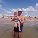 Фотография "Пляж Витязево. С внучком. "