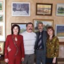 Фотография "На выставке талантливого художника и иконописца Александра Горешнева,нашего земляка из ст. Григорополисской. Сентябрь 2009 года."