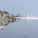 Фотография "Амур у берегов Хабаровска за день до ледохода…"