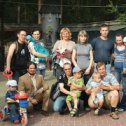 Фотография "Я и мои друзья в парке Гагарина, лето 2009г (Руслан, Леша, Наташа, Женя, Серега, Катя, Женя)"