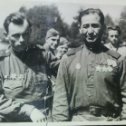 Фотография "Первый день окончания войны. г. Будовица Чехословакия. Капитан Ступко и Льянов Миша"