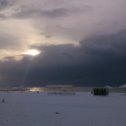 Фотография "На Иссык Куле зима! Пляж в снегу"