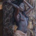 Фотография "" африканская красотка"
2002 г   хм  60х80 
частная коллекция "