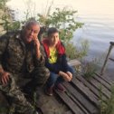 Фотография "С сыном Мансуром на Сурском водохранилище. Август 2020 г."