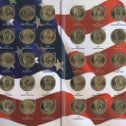 Фотография "Набор монет США 1 доллар «Президенты США», 39 монет в альбоме"