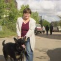 Фотография "Это я, Зина Черкасова, с моей собакой"