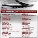 Фотография "Список стран подвергшихся бомбардировкам Сумасшедших Штатов Америки(США)"