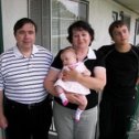 Фотография "2007 год
с мужем и внуками"