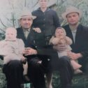 Фотография "Дедушка , Бабушка , Папаня и Я толстый с сестрой . Их уже Нет . "
