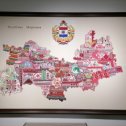 Фотография "Рукотворная карта Мордовии. Каждый стежок вышивки ды-
шит любовью к родному краю
Спасибо всем, кто создал эту
карту ♥️"