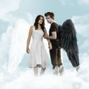 Фотография "BLACK&WHITE angeLs...BELLA&EDWARD CULLEN"