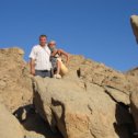 Фотография "С папочкой в Синайских горах...пустыня...красота..."
