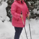Фотография "Моя жена Татьяна на лыжной прогулке"