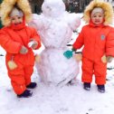 Фотография "Мои бусинки и первый снеговик ⛄⛄⛄
"