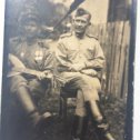 Фотография "г.Таргач Германия, июнь 1945г. Дед слева."