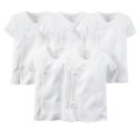 Фотография "5-Pack Short-Sleeve Side-Snap Tees
Цена: $13
Размер: NB, 3M
Цвет: White"