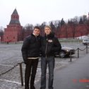 Фотография "I and my brother in Moscow.2007"
