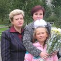 Фотография "в розовом я ,с цветами мама,а рядом бабушка"