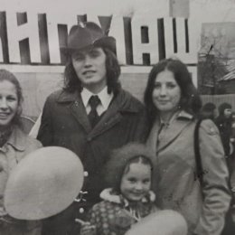 Фотография "1976год Октябрьская демонстрация Завод НИЭКИПМАШ. Пенза."