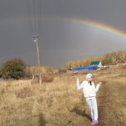 Фотография "Внучка в деревне."