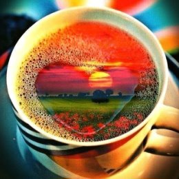 Фотография "Доброе утро и отличного дня всем! Этим фото со мной поделился один из моих друзей в ленте! Огромное спасибо за чудесную чашку кофе!"