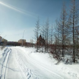 Фотография "16.04.2022г.  г.  Удачный. Какой прекрасный снег.  Завидуйте!"
