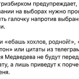 Фотография "Пожалуйста, придерживайтесь правил при заполнении бланка на выборах.

"