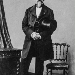 Фотография "Жopж Шарль Дантec — убийца Aлександра Сepгеевича Пушкина, 1860 гoд."
