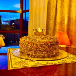 Фотография "Королевский торт для Жанночки Кранц😘"