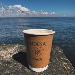 Фотография "Одесса...Море .. Облака..Стаканчик кофе...."