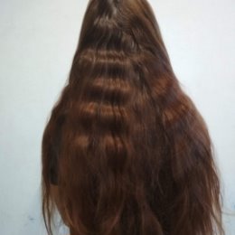 Фотография "ДО процедуры кератиновое выпрямления волос."