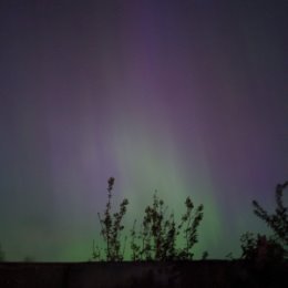 Фотография "Северное сияние и магнитные бури под Минском. Ночное небо во дворе с 10 на 11.05.2024"