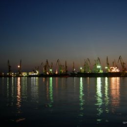 Фотография "Бердянск. Порт ночью."