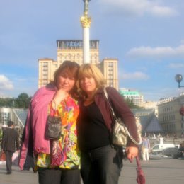 Фотография "Я с Леной в центре Киева) (я слева)"