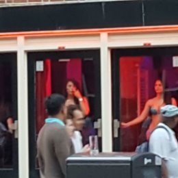Фотография "Улица " красных фонарей" , Амстердам, июнь 2017г."