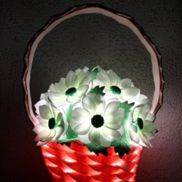 Фотография от Цветы и светильники из изолона
